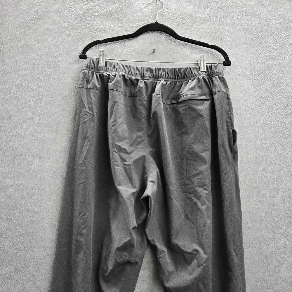 Adidas Men Activewear Pants L Gray‎ Jogger AEROREADY Zipper 30